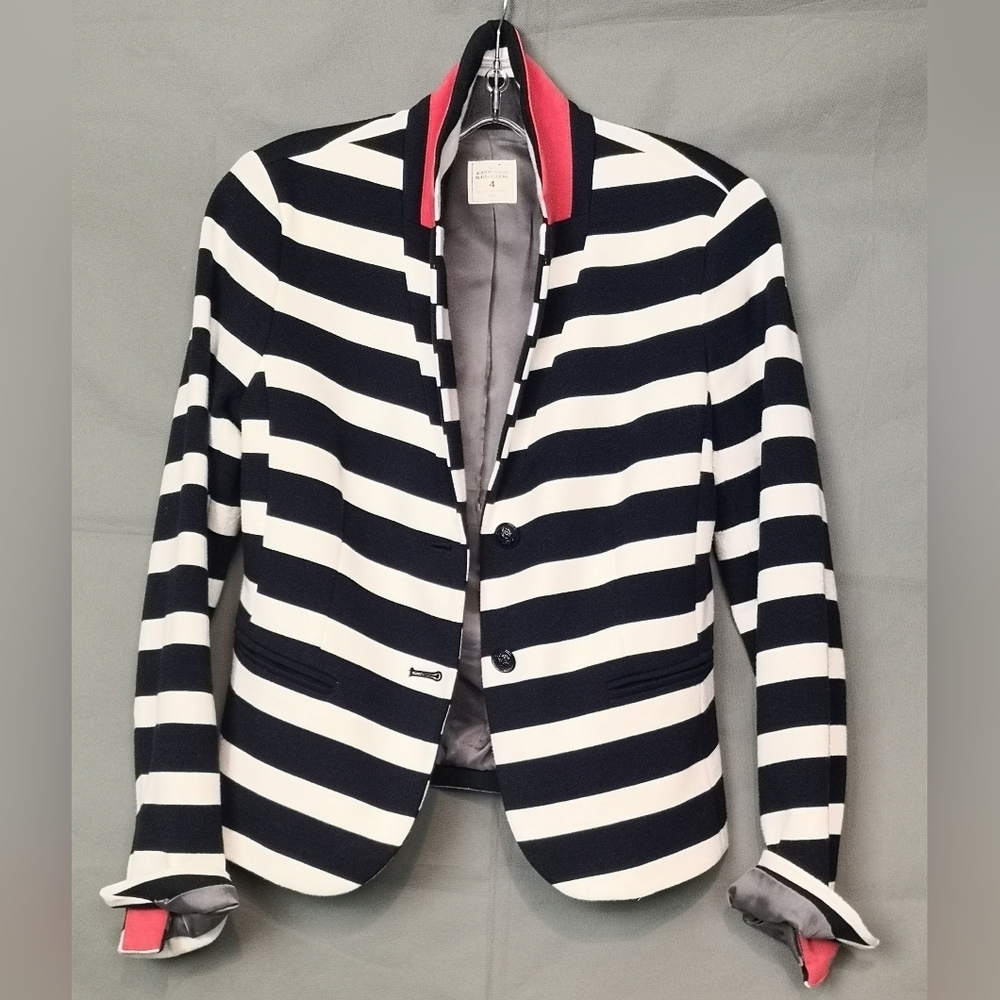 Striped Preppy Academy Blazer